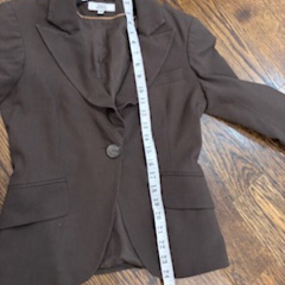 Vintage brown blazer- sz EU 36 - Picture 5 of 6